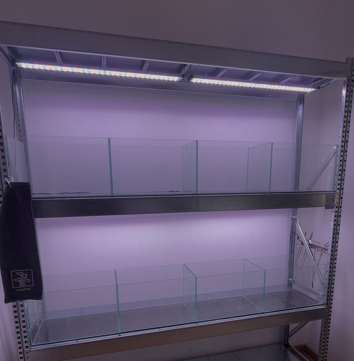8 aquariums 40x25x25 + matériels, Ophalen, Zo goed als nieuw, Superfish