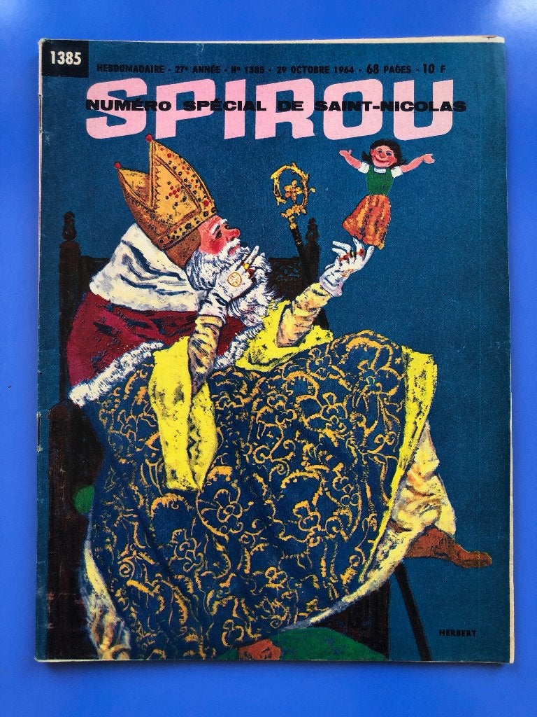 Spirou 1948 à 1968 + de 1.000 fascicules entre 508 et 1599 b, Livres, Franquin Peyo Roba Morris Tillieux et +, Plusieurs BD, Enlèvement
