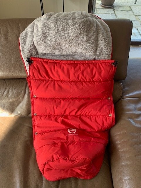 Voetenzak voor buggy Easy Walker sky rood, Enlèvement, Utilisé, Autres marques, Couverture pieds