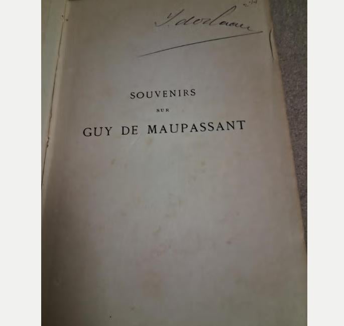 Souvenirs sur Guy de Maupassant - Antiek Boek, Ophalen of Verzenden, Nieuw