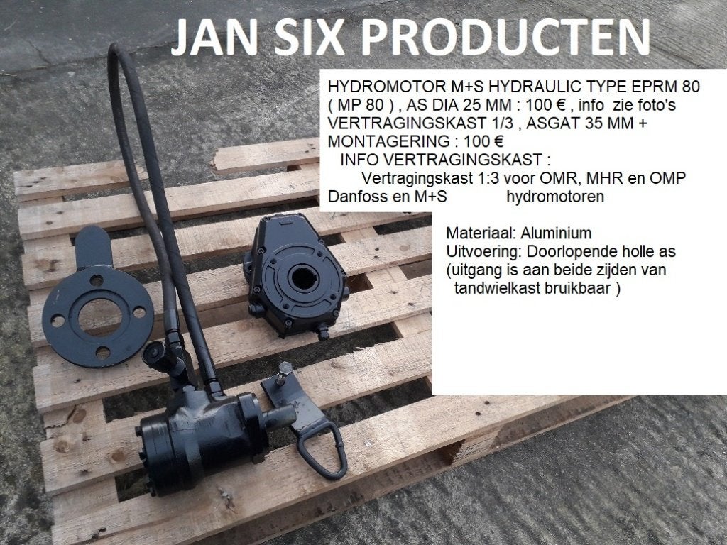 Hydromotor m+s hydraulic type eprm 80 ( mp 80 ) as dia 25, Zakelijke goederen, Ophalen, Gebruikt