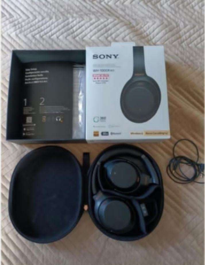 Sony WH-1000 xm3, Ophalen of Verzenden, Zo goed als nieuw, Zwart, Draadloos