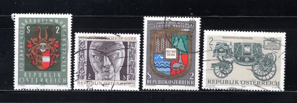 OOSTENRIJK Lot 1972 gestempeld, Verzenden, Gestempeld