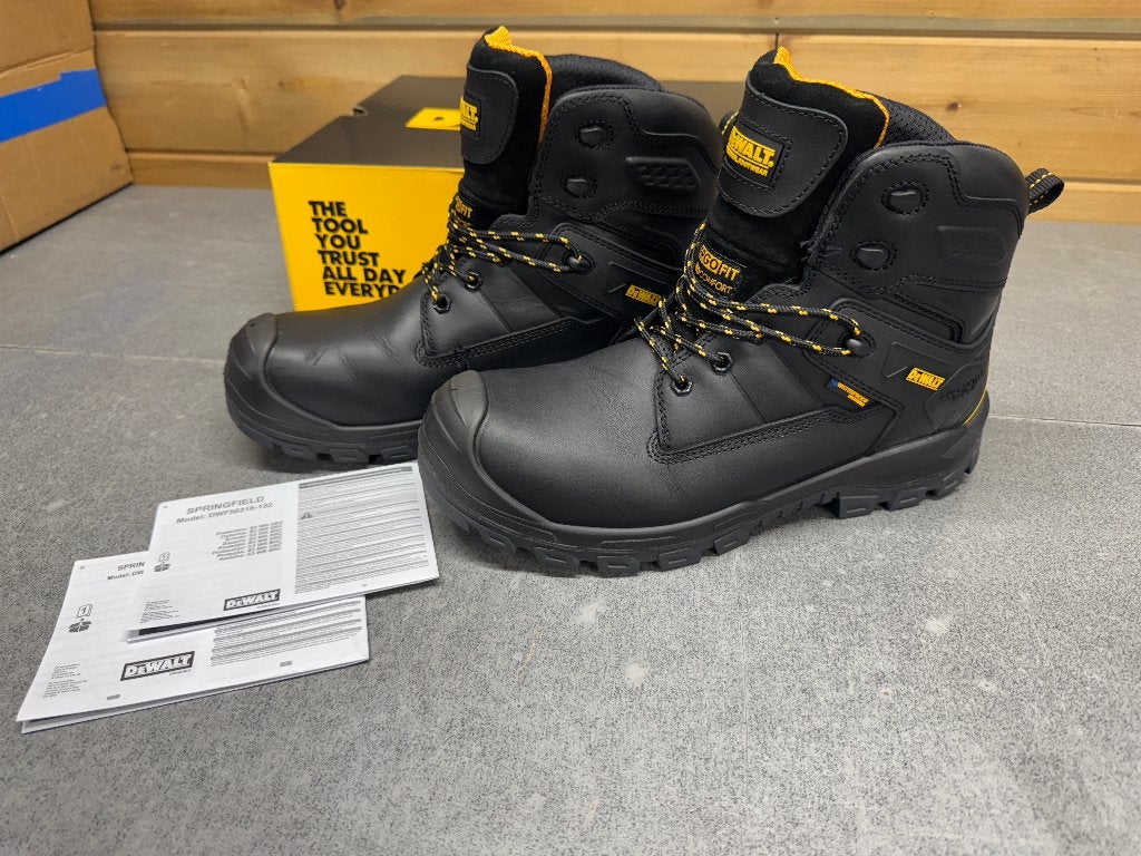 Werkschoenen DEWALT Springfield Black (S3) – NIEUW, Doe-het-zelf en Bouw, Veiligheidskleding, Ophalen of Verzenden, Nieuw
