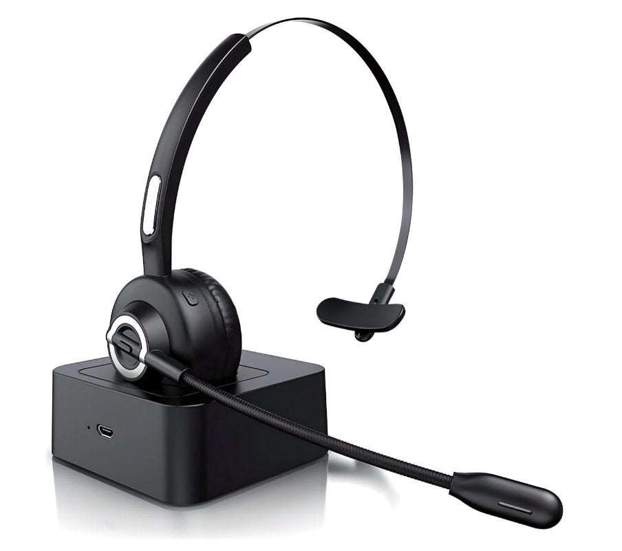 Draadloze BT Headset/Hoofdtelefoon met Ruisonderdrukking NEW, Audio, Tv en Foto, Hoofdtelefoons, Draadloos, Nieuw, On-ear, Ophalen of Verzenden