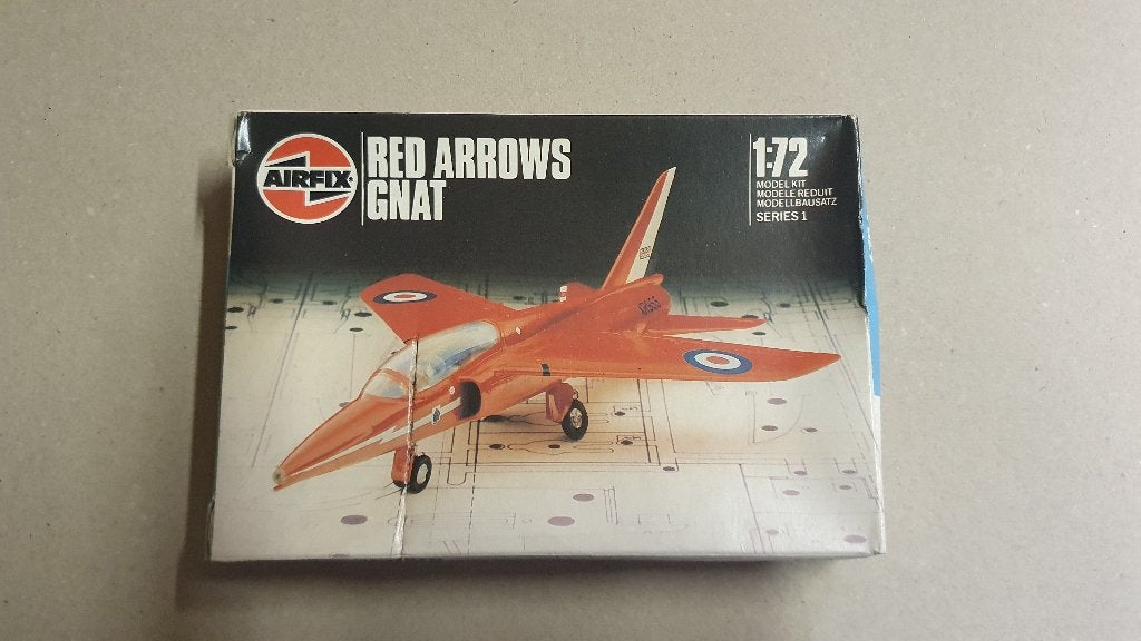 Folland Gnat Red Arrows, Hobby & Loisirs créatifs, Autres marques, Enlèvement ou Envoi, Comme neuf, 1:72 à 1:144