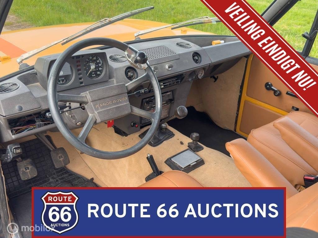Range Rover Classic Early A-Series 2-Door | 1971 | Route 66, Auto's, Land Rover, Zwart, Bedrijf, Handgeschakeld