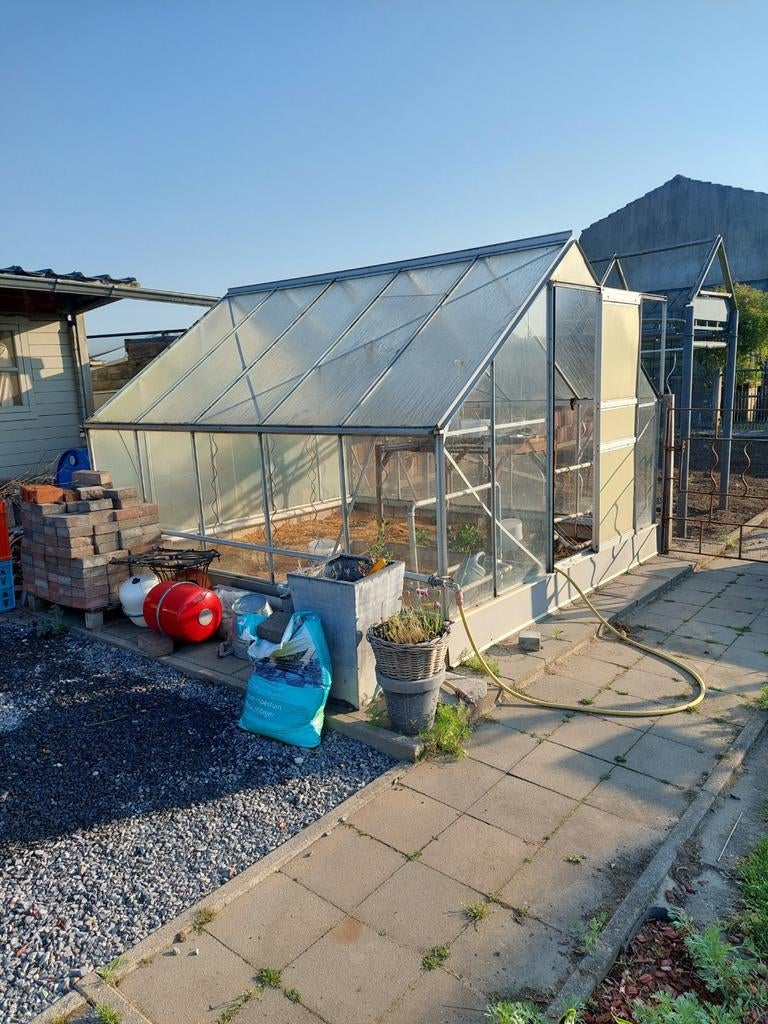 Serre, Ophalen, Glas, Gebruikt, Aluminium
