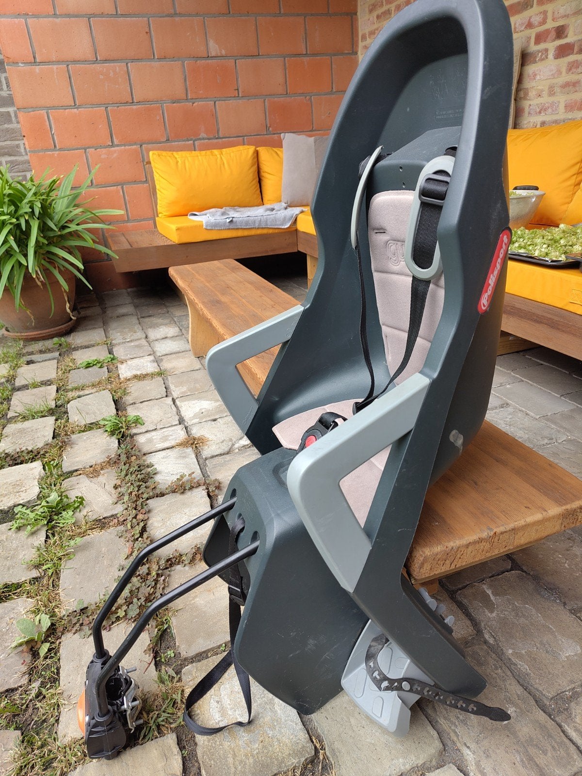 Fietsstoeltje achterop, Ophalen, Achterzitje, Polisport Guppy Maxi