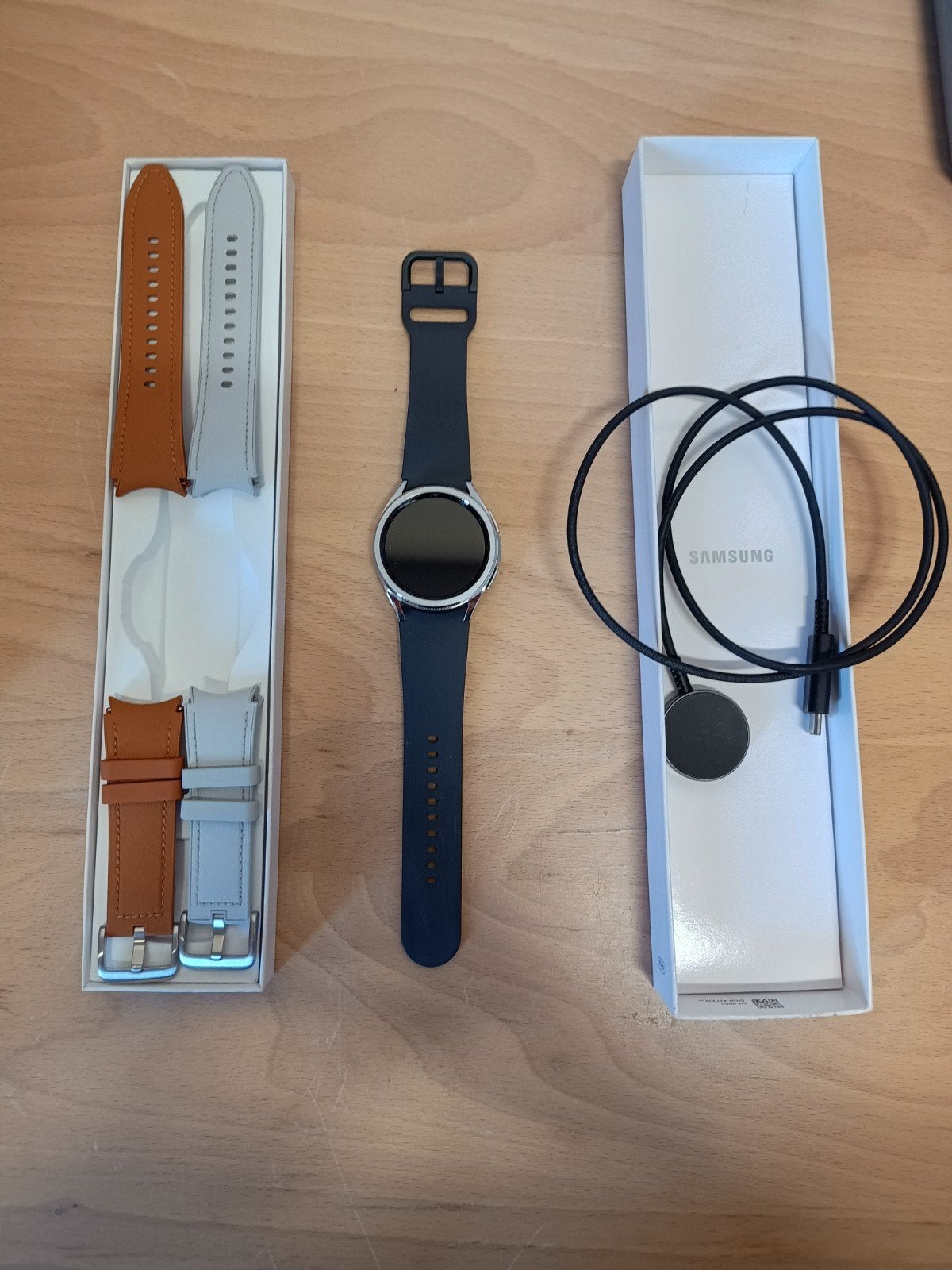 Samsung galaxy watch 6 classic, Ophalen of Verzenden, Zo goed als nieuw, Grijs, Samsung