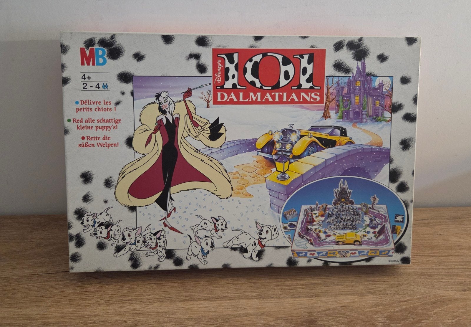 101 Dalmatians Disney spel van Mb, Hobby en Vrije tijd, Gezelschapsspellen | Bordspellen, Ophalen of Verzenden