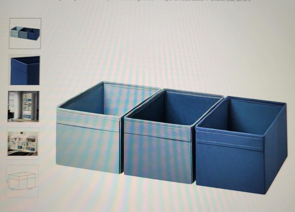 boîtes de rangement, Enlèvement ou Envoi, 35 à 50 cm, Comme neuf, Moins de 40 cm