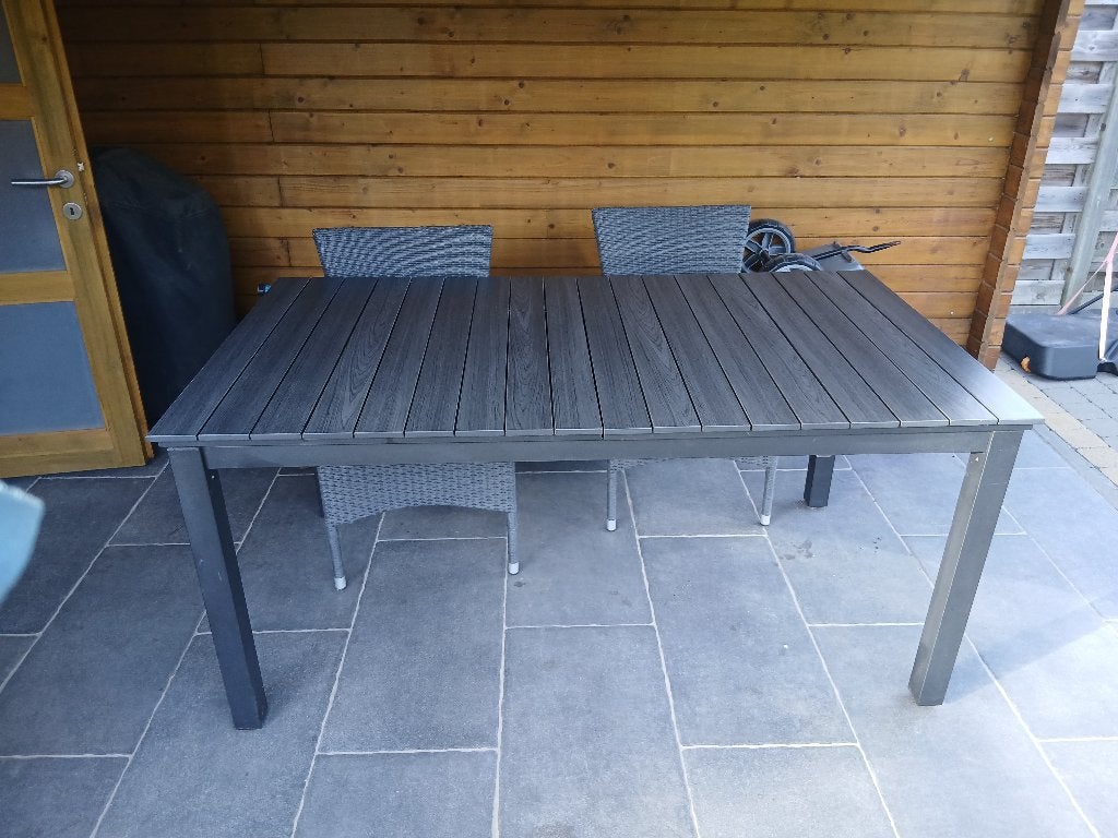 Table de jardin extensible, Jardin & Terrasse, Tables de jardin, Enlèvement, Comme neuf, Rectangulaire, Autres matériaux