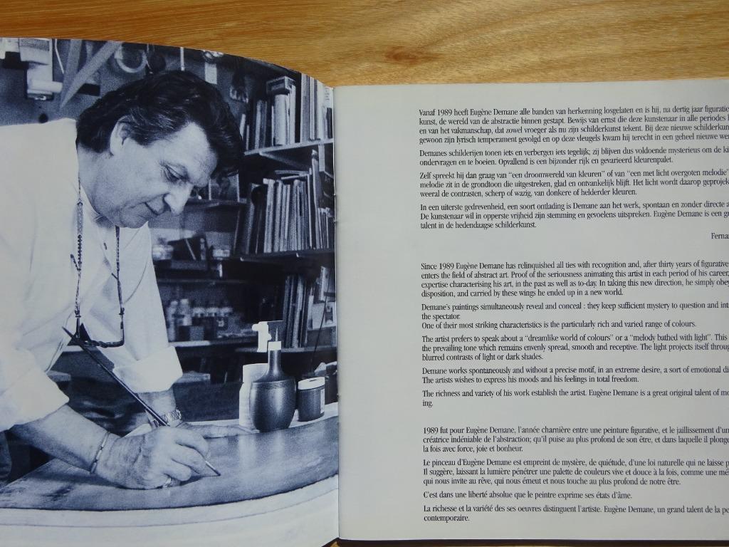 Eugène Demane, monografische brochure 2000, Ophalen of Verzenden, Zo goed als nieuw, Schilder- en Tekenkunst
