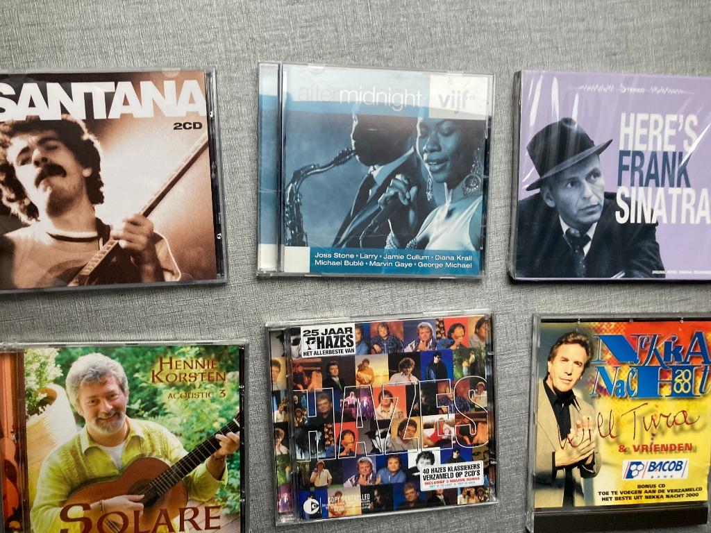 CD SANTANA GEORGE MICHAEL FRANK SINATRA ANDRE HAZES WILL TUR, Ophalen of Verzenden, Zo goed als nieuw