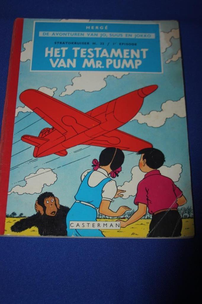 De avonturen van Jo, Suus en Jokko 1966, Gelezen, Eén stripboek, Ophalen of Verzenden, Hergé