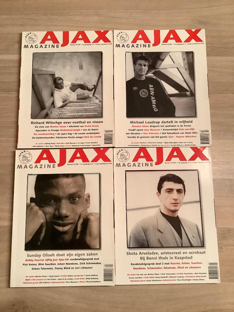 Ajax Magazines 1997-1998, Ophalen of Verzenden, Zo goed als nieuw, Ajax Amsterdam, Balsport