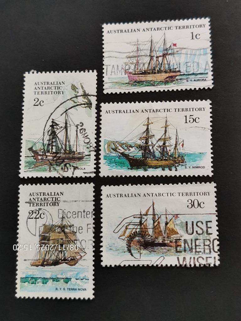 Australian Antarctic 1979 - voiliers en Antarctique, Enlèvement ou Envoi, Affranchi