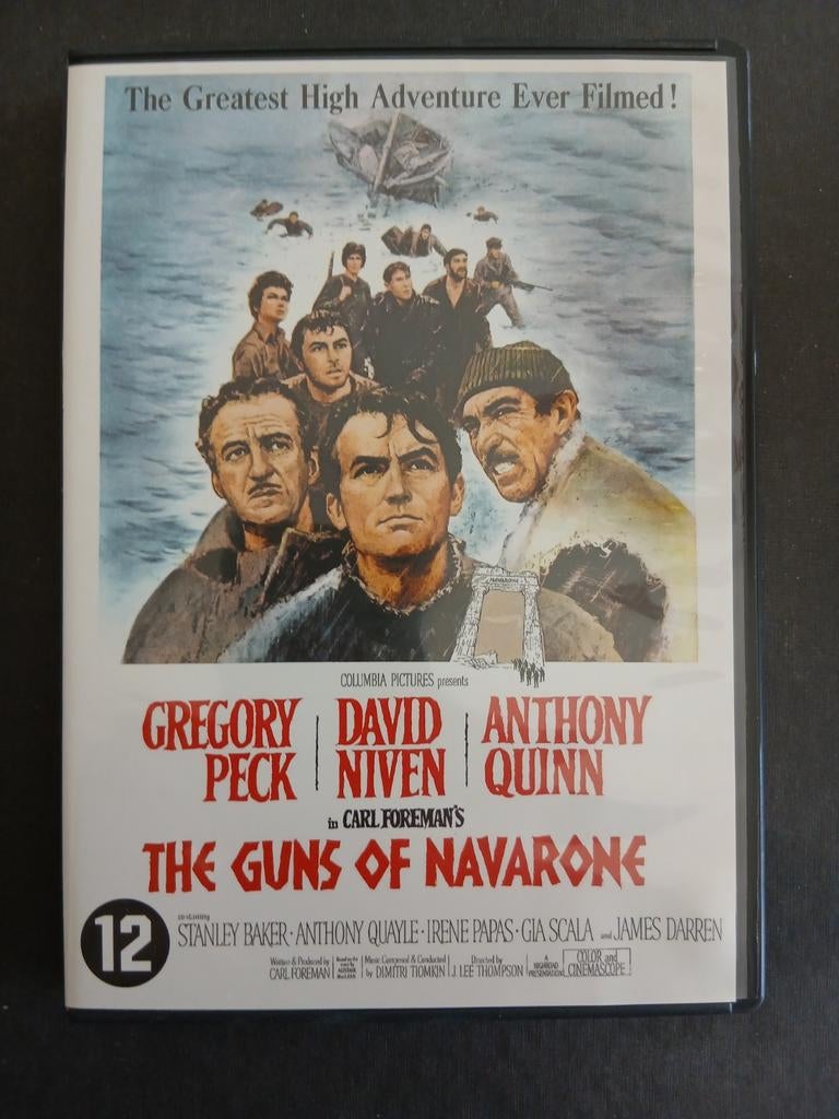 The guns of Navarone (1961) Gregory Peck, Anthony Quinn, Comme neuf, 1960 à 1980, À partir de 12 ans, Action et Aventure