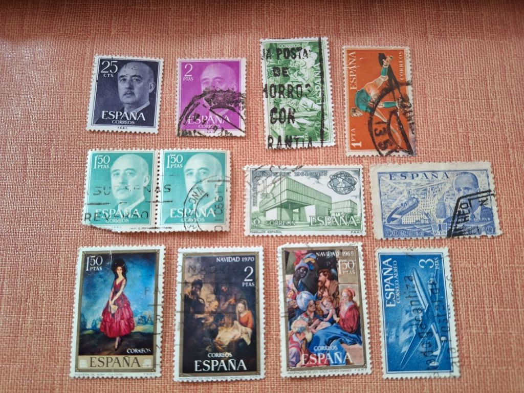 18 Spaanse postzegels (2), Postzegels en Munten, Postzegels | Europa | Spanje, Ophalen of Verzenden, Gestempeld