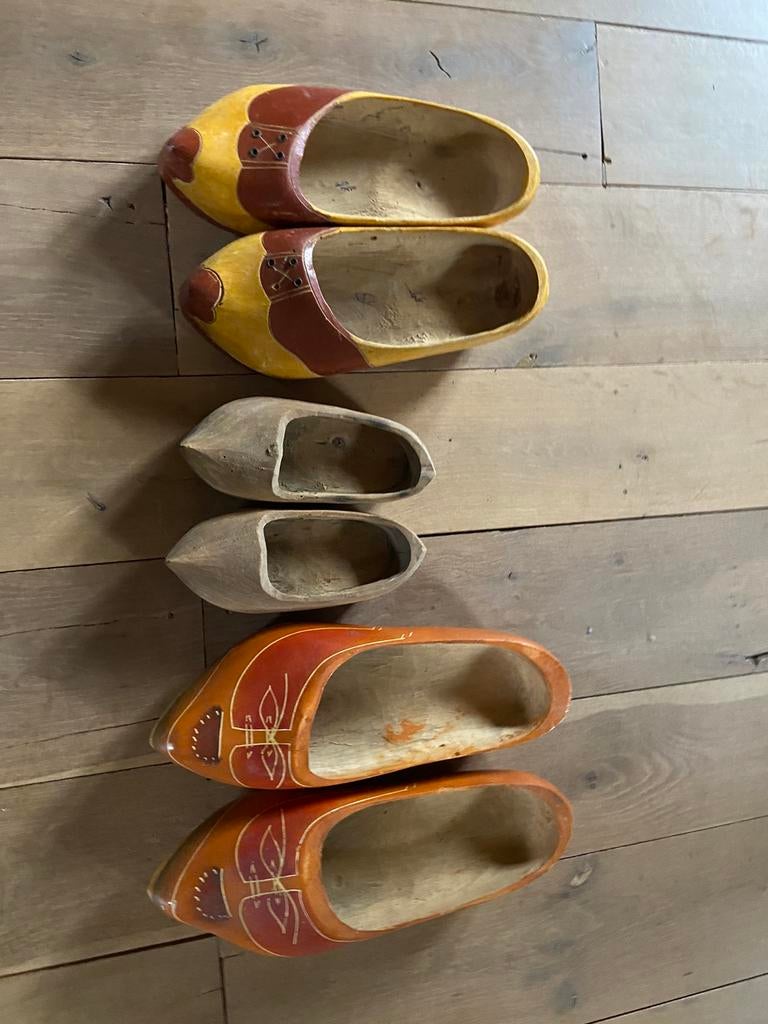 Antieke vintage houten klompen, Kleding | Dames, Ophalen of Verzenden, Zo goed als nieuw
