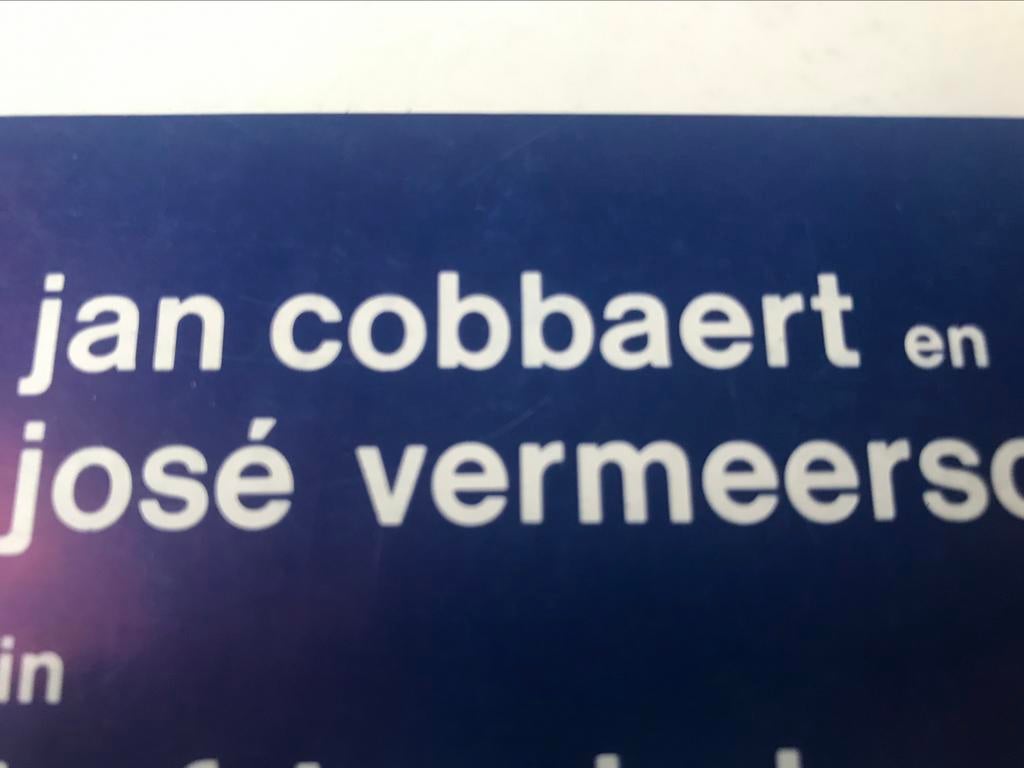 Jan Cobbaert Jose Vermeersch Katalog, 20 pages, Enlèvement ou Envoi, Utilisé, Peinture et dessin