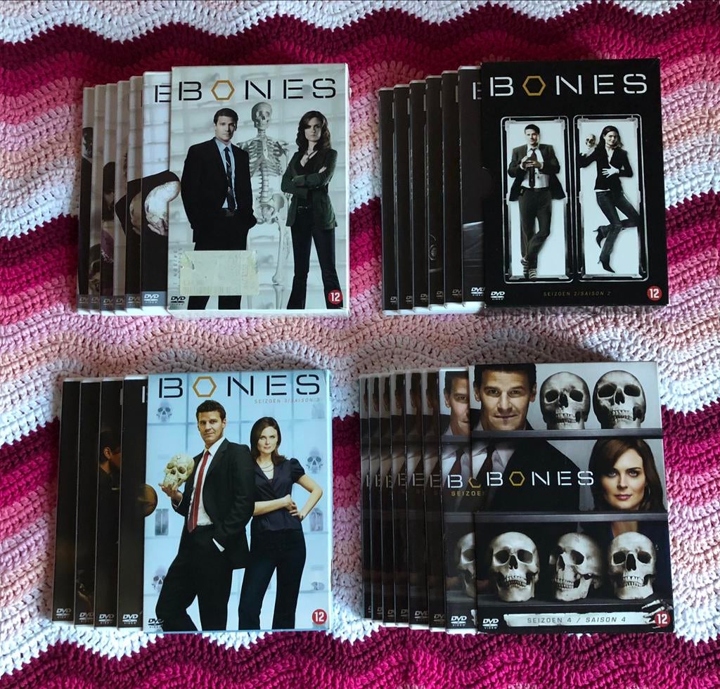 Bones seizoen 1, 2, 3 & 4 (apart of samen te koop), Cd's en Dvd's, Vanaf 12 jaar, Ophalen of Verzenden, Zo goed als nieuw, Thriller