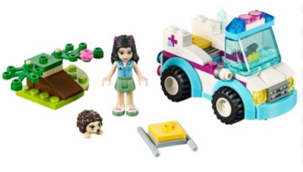 Lego Friends: Dierenambulance (41086), Ophalen of Verzenden, Zo goed als nieuw, Complete set, Lego