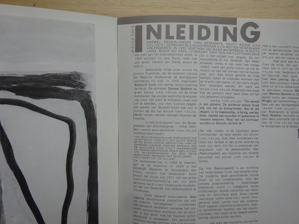 Bram van Velde, 1977 gouaches, Appeldoorn, Ophalen of Verzenden, Gelezen, Schilder- en Tekenkunst