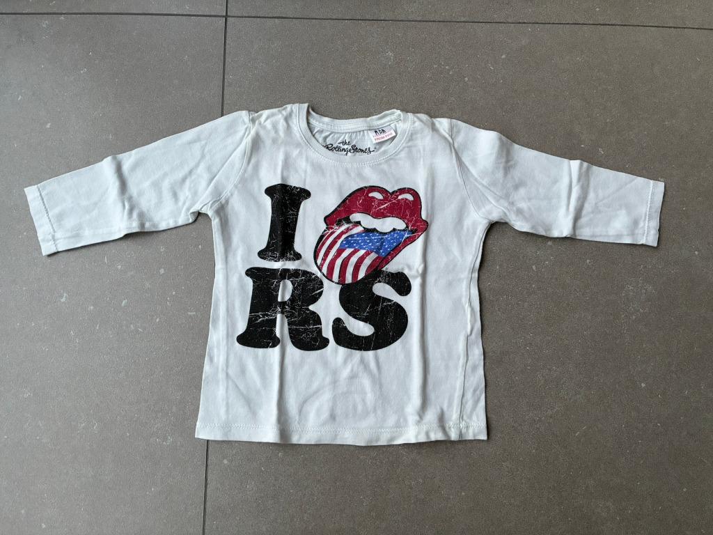 Witte Longsleeve T-shirt met print Zara (Maat 74/6-9 maand), Enfants & Bébés, Vêtements de bébé | Taille 74, Garçon, Enlèvement ou Envoi
