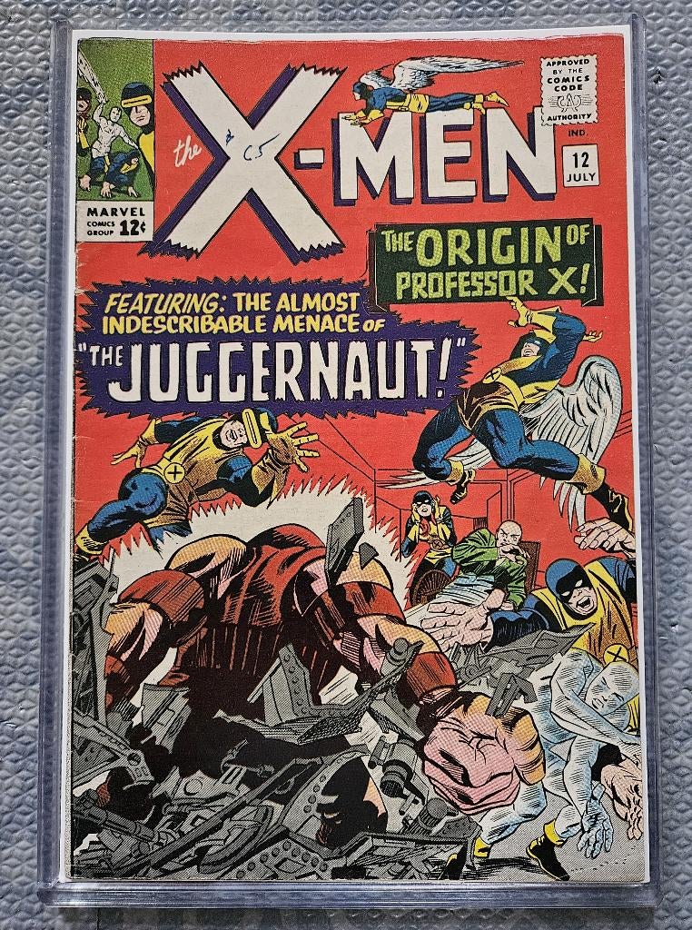 X-Men (vol.1) #12 (1965 - 1st Juggernaut ! ), Stan Lee, Enlèvement, Utilisé, Comics