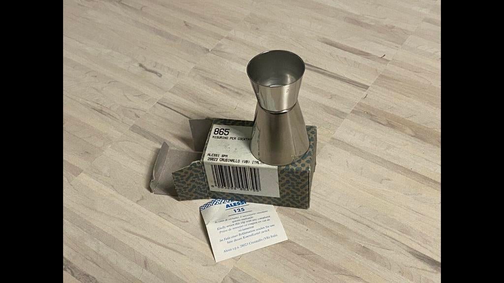 Alessi cocktail maatbeker jigger, Ophalen, Nieuw