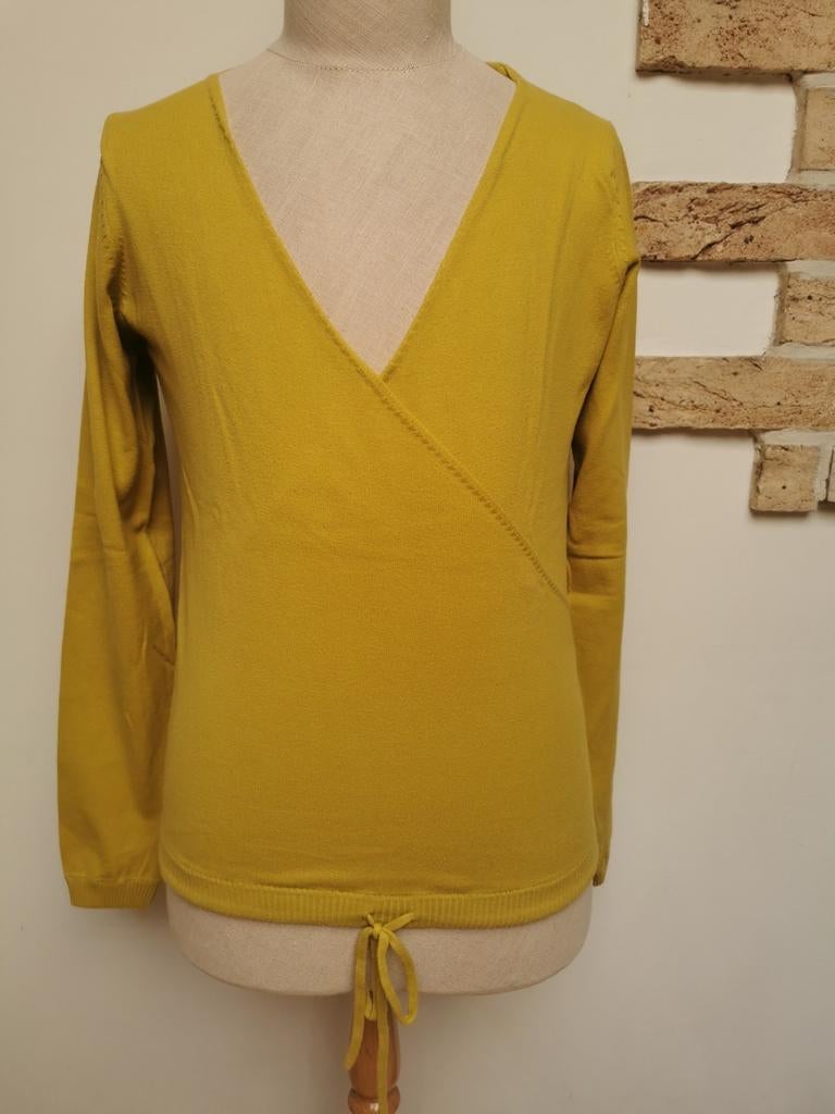 Mooi mosterd geel truitje van WE, Kleding | Dames, Ophalen of Verzenden, Gedragen, Maat 46/48 (XL) of groter, Geel