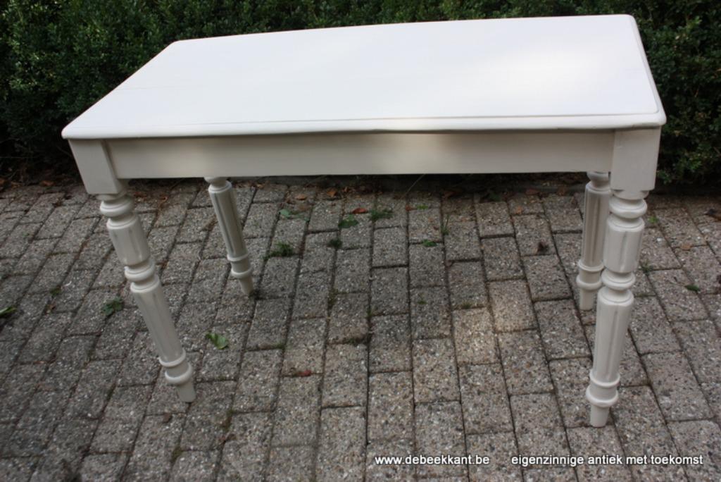 Retro vintage antieke oude tafel cafétafel wandtafel console, Enlèvement ou Envoi