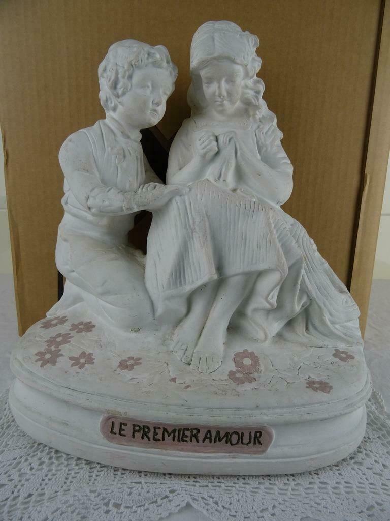 Sculpture ancienne Le premier amour sculpture poterie ancien, Antiquités & Art, Art | Sculptures & Bois, Enlèvement ou Envoi