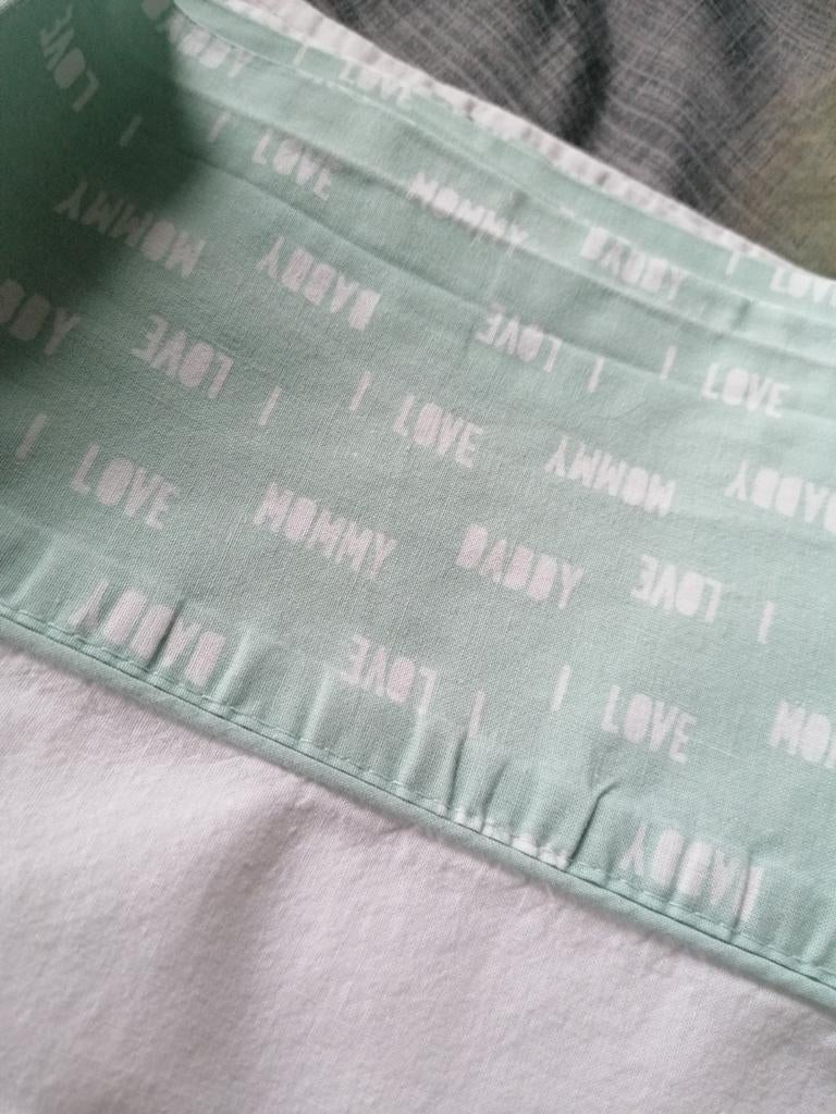 Lakentje voor babybed, Ophalen of Verzenden, Gebruikt, Wit, Jongetje of Meisje