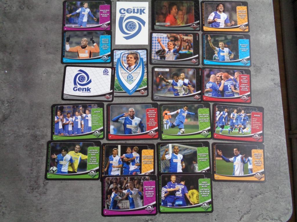 CARTES DE FOOTBALL   MEGAKICKS 2010/11  21X RAC GENK ***, Enlèvement ou Envoi