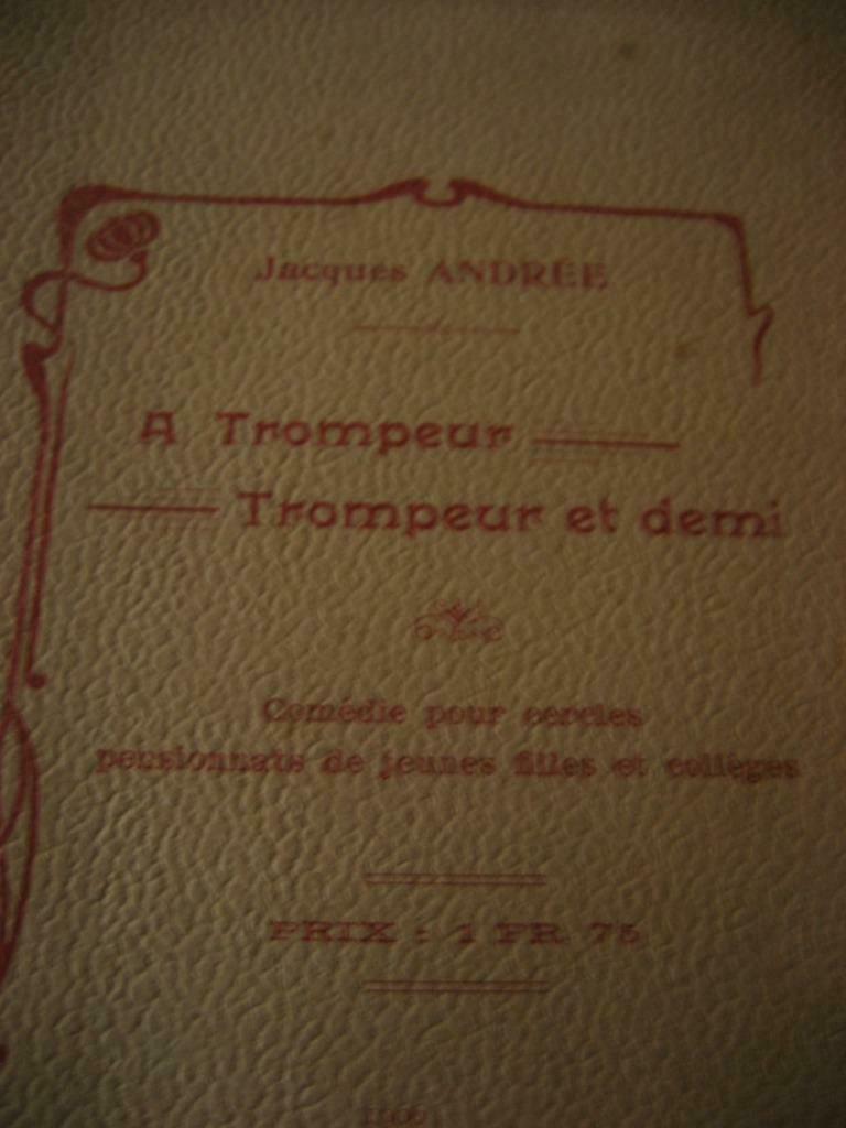 A trompeur, trompeur et demi 1906, Antiek en Kunst, Antiek | Boeken en Manuscripten, Ophalen of Verzenden