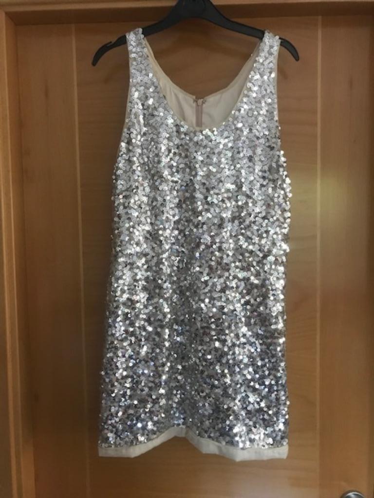 Gevoerde feestjurk met pailletten - maat 38 (nr2675), Taille 38/40 (M), Enlèvement ou Envoi, Autres couleurs, Autres types