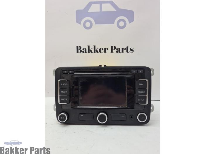Navigatie Display van een Volkswagen Golf, Gebruikt, -, Volkswagen, -