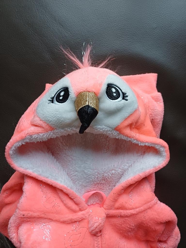 Onesie flamingo maat 140, Ophalen, Zo goed als nieuw, 134 t/m 140, Meisje