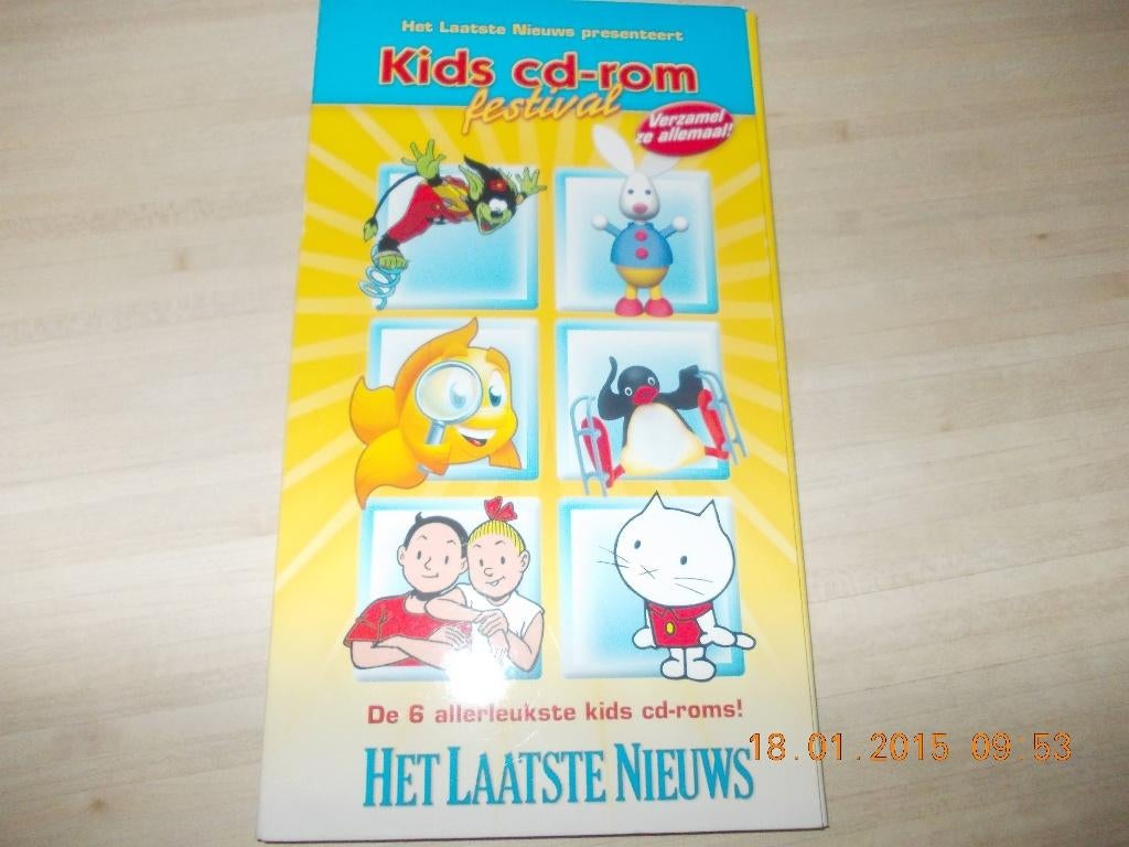 CDroms Kids Festival.  6cd"s.  NIEUW., Ophalen of Verzenden, Nieuw in verpakking, Verhaal of Sprookje, 3 tot 5 jaar