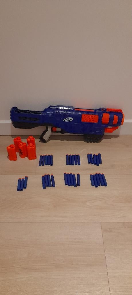 NERF N-Strike Elite Trilogy, Kinderen en Baby's, Speelgoed | Buiten | Actiespeelgoed, Zo goed als nieuw, Ophalen