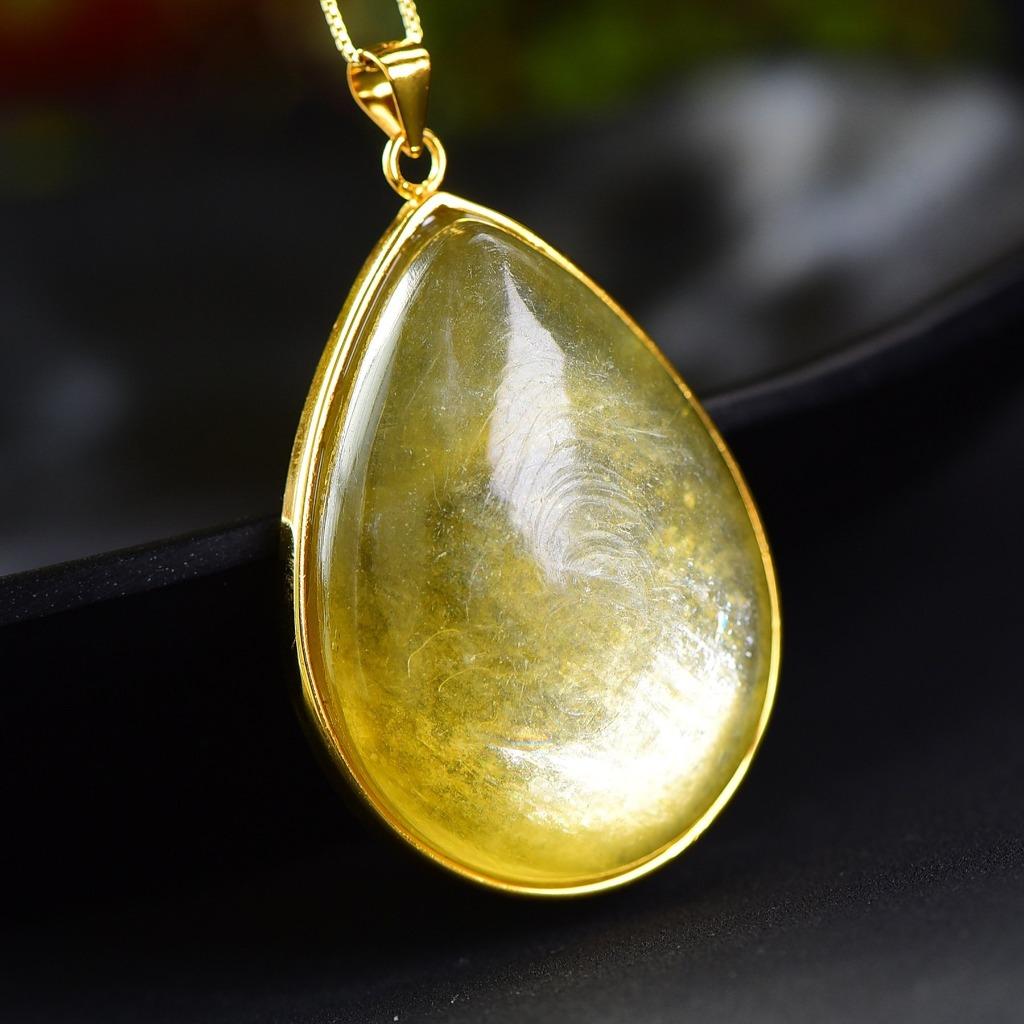Lépidolite dorée naturelle - Pièce de haute qualité - 18 666, Collections, Enlèvement ou Envoi, Minéral