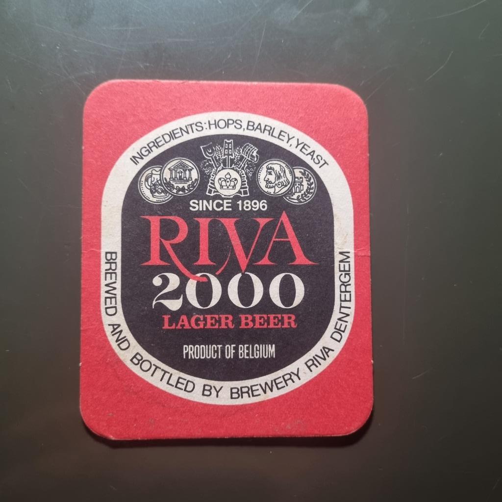 Sous Bock Riva (modèle 3), Verzamelen, Biermerken, Ophalen of Verzenden, Gebruikt, Viltje(s), Overige merken