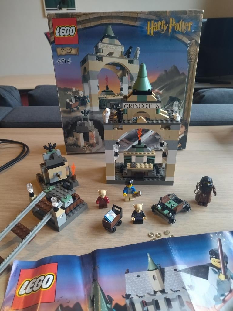 Lego Harry Potter 4714 gringott's bank, Ophalen of Verzenden, Lego