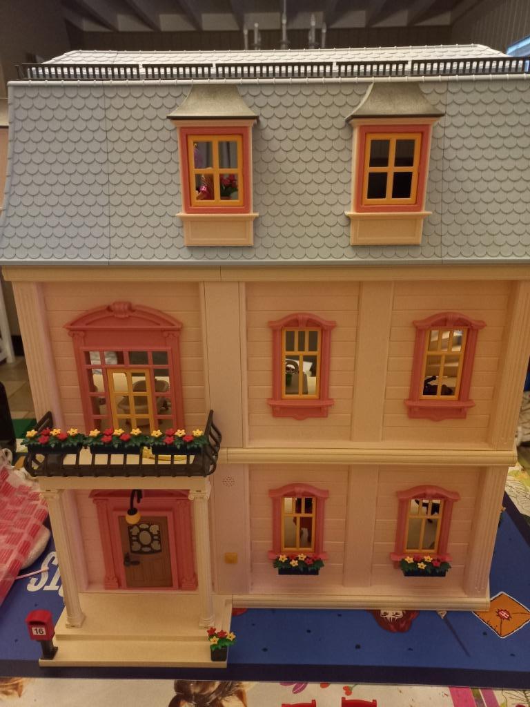 Playmobil herenhuis, Kinderen en Baby's, Ophalen, Zo goed als nieuw, Complete set