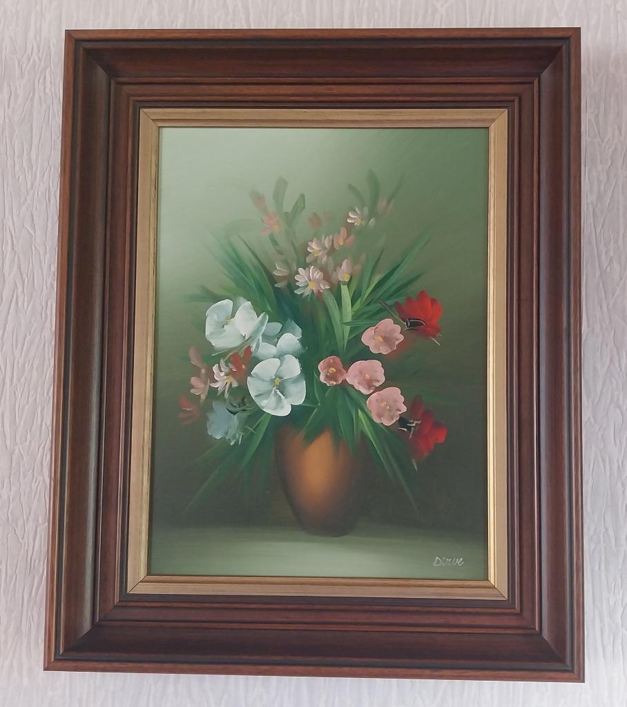 schilderij bloemen van DIRUE, Ophalen