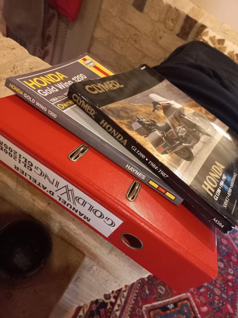 Manuels d'atelier Goldwingl 1200, Enlèvement