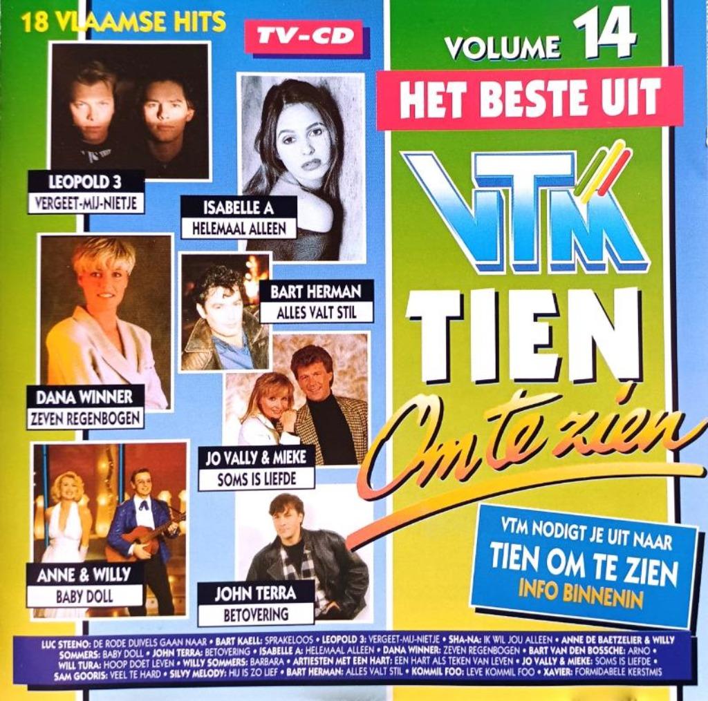 cd - HET BESTE  UIT TIEN OM TE ZIEN -   VOL;14, Cd's en Dvd's, Cd's | Verzamelalbums, Ophalen, Zo goed als nieuw